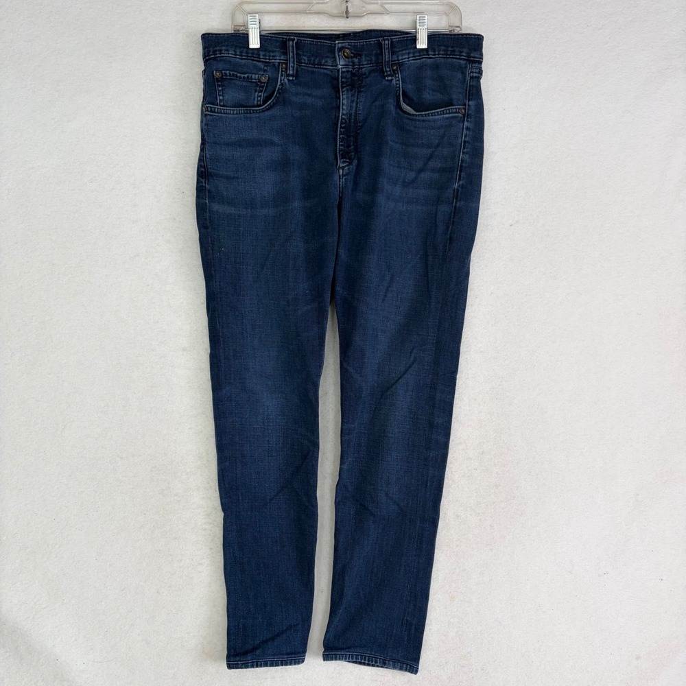 rag‎ & bone Fit 2 Slim Jeans Mens 34 Blue Strummer Dark Wash Stretch Denim
